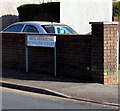 Heol Aberplym/Plymouth Street name sign, Merthyr Tydfil
