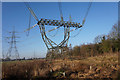 Pylons north of North Elmsall