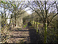 Public footpath through Brett Aggregates site