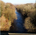 SO0504 : Upstream along the Taff towards Merthyr Tydfil by Jaggery