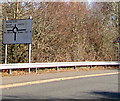 Directions sign in Abercanaid Industrial Estate 