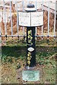 Replica milemarker by the Caldon Canal, west of Ivy House lift bridge