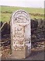 Old Milestone by the A635, Penistone Road, Fulstone