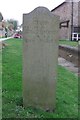 Old milemarker by the Macclesfield Canal, Marple