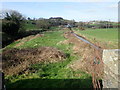 Strip of land between the Newry Canal and a parallel drainage ditch