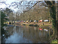 The northern end of Roath Park Lake, Cardiff