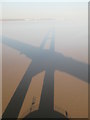 TA0224 : Humber  Bridge  shadow  on  the  River  Humber  (2) by Martin Dawes