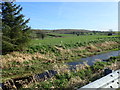 Crash barrier along the western edge of the canal immediately north of Jerrettspass