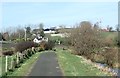 Houses on a drumlin north of Jerrettspass