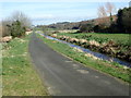 View North along the Newry Canal towpath