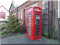 Defibrillator in a red phone box, Holmes Chapel