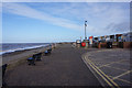 Rossall Promenade towards Fleetwood