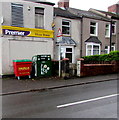 Gaia Movement donations bin, Five Locks Road, Cwmbran