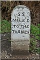 Old milemarker by the Grand Union Canal, Fenny Stratford