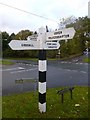 Old Direction Sign - Signpost by Port Lane, Brewood