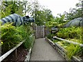 Dinosaurs in the Dino Park at Hetland Garden Centre