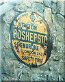 Old circular AA Sign in Bosherston