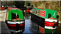 Boats on Llangollen Canal W of Wharf Hill