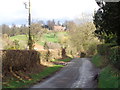 Lane to Hillpool with Sion House on the hill