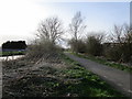 Cycle path alongside the Old River Ancholme