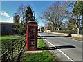 Telephone kiosk in Reedness