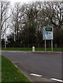 Abergwaun/Fishguard direction sign on the A40, Haverfordwest