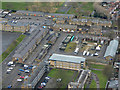 Cavalry Barracks from the air