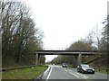 SJ7652 : A500 cutting and bridge south of Smith's Green by David Smith