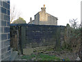 Black wall off Back Lane, Horsforth