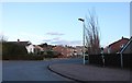 Priory Road at the junction of Tudor Road