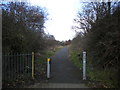 Footpath off Halford