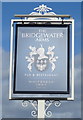 Sign for the Bridgewater Arms, Harmer Hill