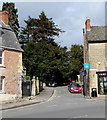 North along Church Lane, Prestbury