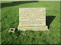 TA1055 : Memorial  stone  to  the  fallen  of  two  World  Wars by Martin Dawes