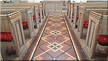 TQ3181 : Interior of St Bartholomew the Less, London by Christine Matthews
