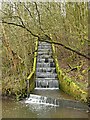 Stepped water inlet to the Huddersfield Narrow Canal