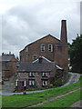 Canalside mill at Cheddleton in Staffordshire