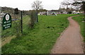 Path through Cowshed Lane Playground, Bassaleg