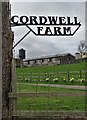 At the entrance to Cordwell Farm