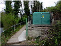 Electricity substation above Dulais Fach Road, Tonna