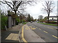 Bus stop and shelter on Compstall Road (B6104)