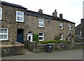 Stone built cottages on Marple Road (A626)