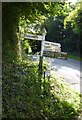 ST0737 : Direction Sign - Signpost on the B3188 in Monksilver by A Rosevear