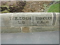 SE0536 : Old Boundary Marker by the A629, Halifax Road, New Bridge by Milestone Society