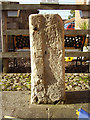 Old Guide Stone at The Ark museum, Westgate, Tadcaster