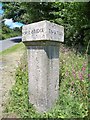 Old Guide Stone by the A390, Kit Hill, Calstock parish