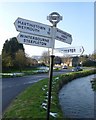 Old Direction Sign - Signpost by the B3159, Winterbourne Steepleton