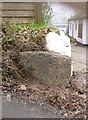 Old Boundary Marker by the A377, Newbridge Hill, Upton Pyne