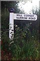 Old Direction Sign - Signpost by the A28, Hastings Road