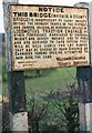 Old Bridge Marker by the A520, Cheddleton